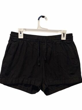 Old Navy Black Elastic Drawstring Athletic Shorts